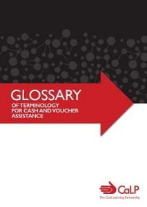 Front cover of the CALP Network's Glossary 